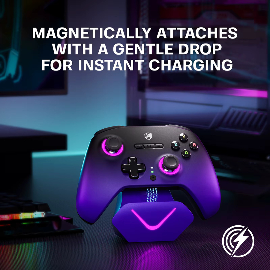 ECHTpower Kabelloser Gamecontroller mit Hall-Effekt-Joystick für PC, Nintendo Switch, Android und iOS in Multicolour - Bild 2
