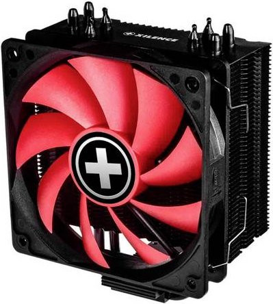 Xilence M704 CPU-Luftkühler mit Lüfter in Schwarz-Rot für AM4, LGA2011 und weitere Sockel - Bild 2