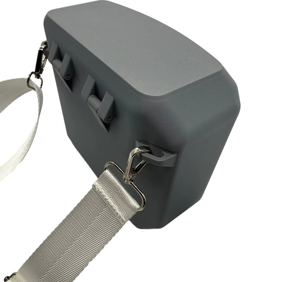 DJI Aufbewahrungsbox für DJI Neo 2 in Grau mit Magnetdeckel und Trageriemen für Akku-Hub und RC N3 Controller - Bild 3