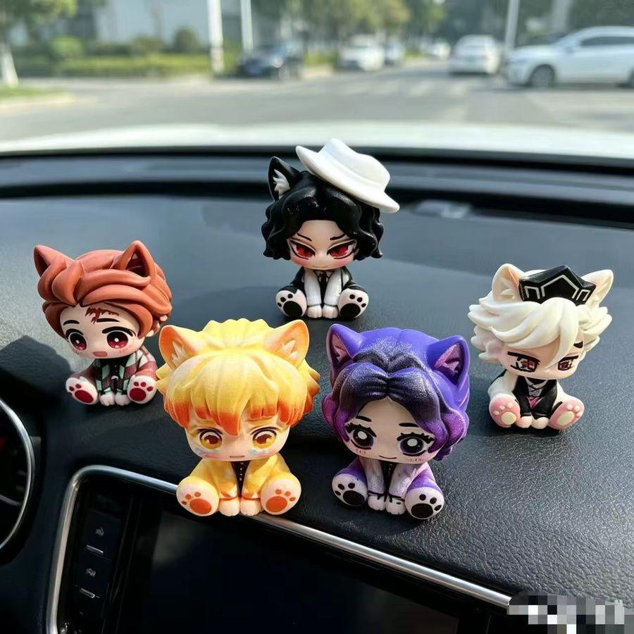 Bandai Demon Slayer Chibi-Figur, Auto-Ornament, Einzelfigur - Bild 4