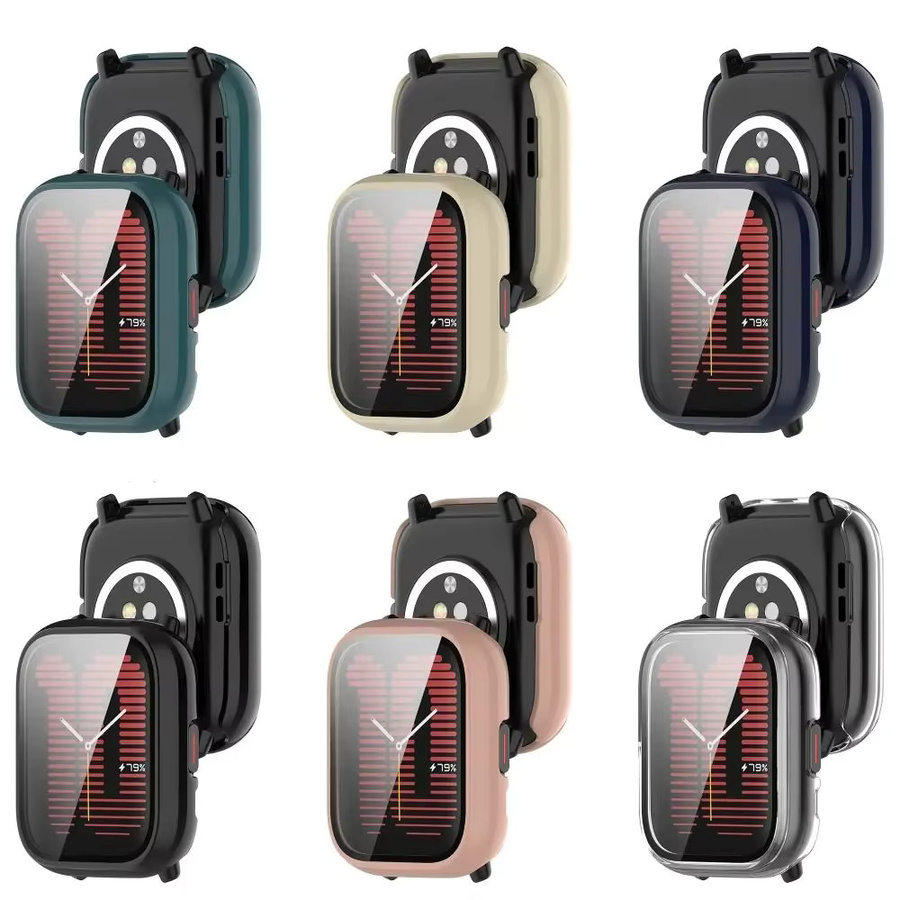 Schutzhülle für Amazon Active Full Cover Display aus gehärtetem Glas in Schwarz - Bild 3