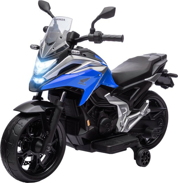 Aosom Honda Elektromotorrad, Kinder Elektroauto, Blau, ab 3 Jahre - Bild 1