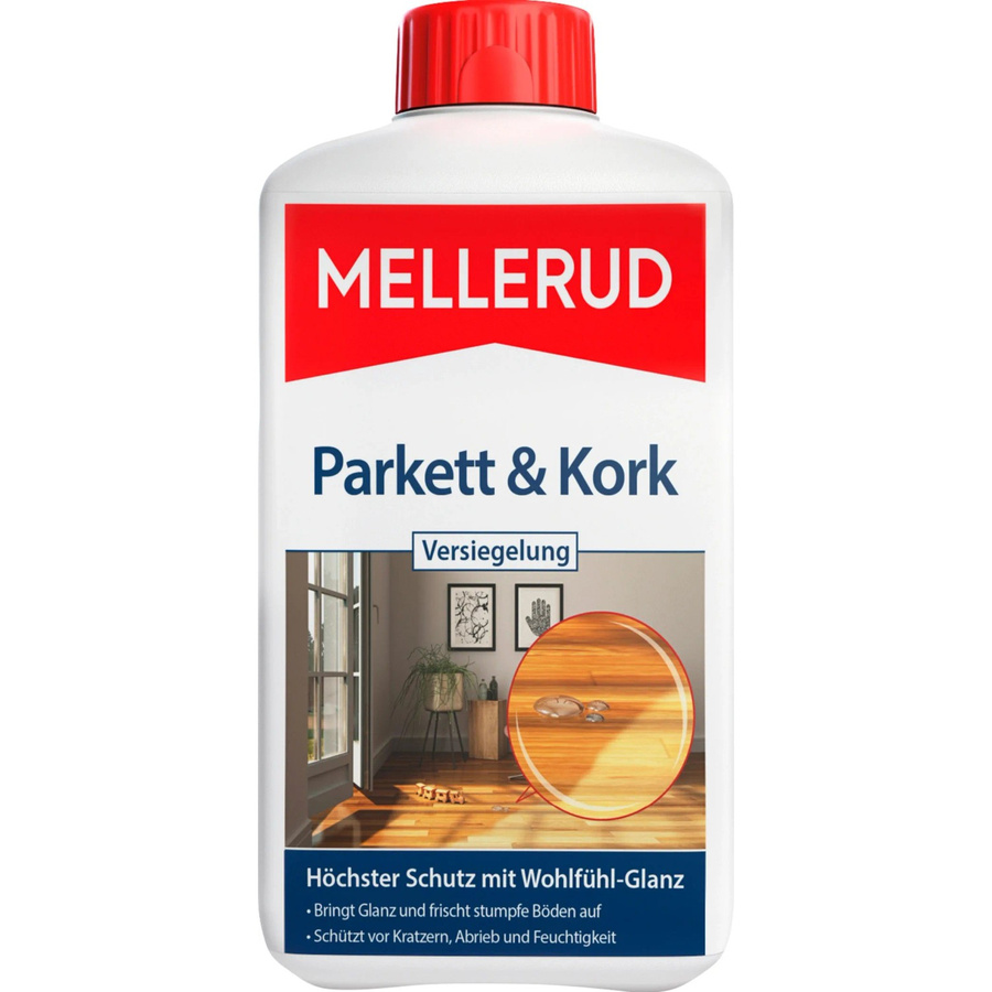 Mellerud Parkett-Glanzversiegelung auf Wasserbasis, Weiß, 1 l - Bild 2