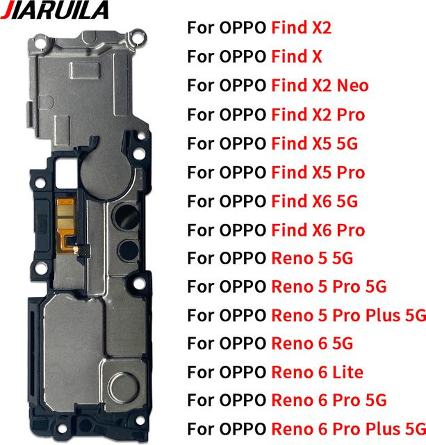 Lautsprecher Buzzer Ringer Ersatzteil in Schwarz für OPPO Find X X2 Neo X5 X6 Pro Reno 5 6 Lite Pro Plus - Bild 1