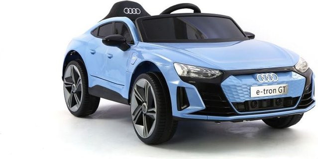 Es-Toys Audi E-Tron GT Elektroauto mit EVA-Reifen blau ab 3 Jahren - Bild 1