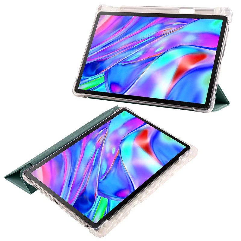 Lenovo Legion Y900 13 Zoll Hülle mit Stifthalter aus PU-Leder und TPU in Pink und Transparent mit Rückseitenständer für Tablet TB522FU - Bild 2