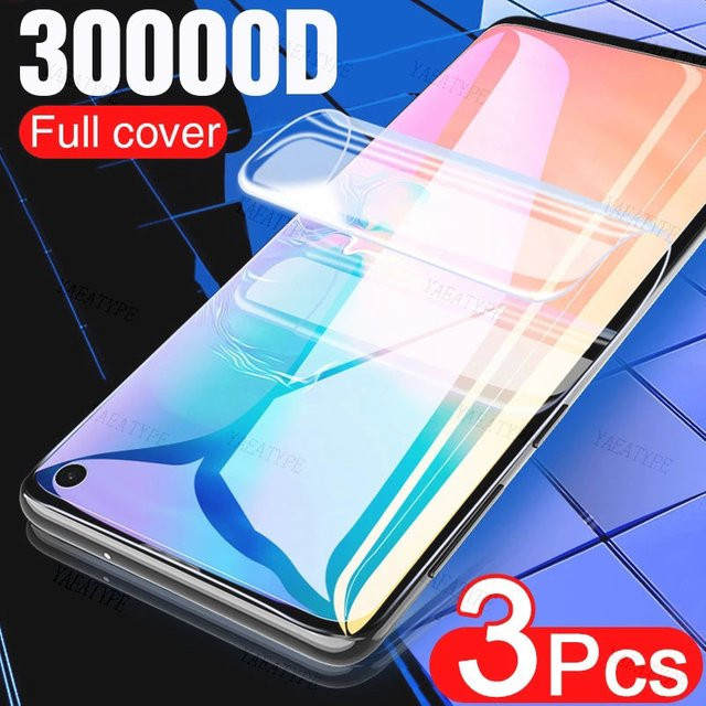 3er-Pack Hydrogel-Displayschutzfolie für Samsung Galaxy Modelle, transparent - Bild 1