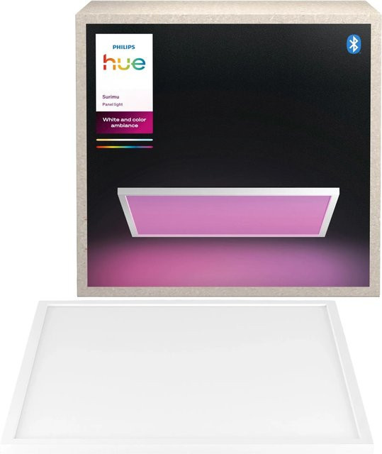 Philips Hue White & Color Ambiance Surimu LED-Panelleuchte RGBW Weiß B/B: 60 x 60 cm - Bild 1