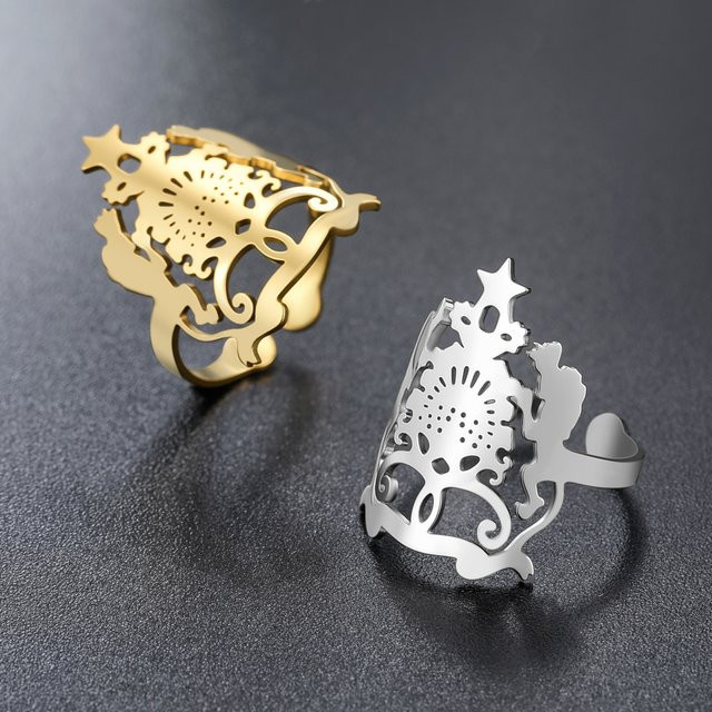 Lemegeton Marokko-Ring, Edelstahl, Unisex - Bild 1