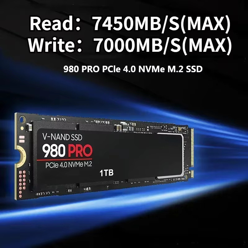 Samsung 980 Pro NVMe M.2 SSD in Schwarz für PS5 und Laptop - Bild 2