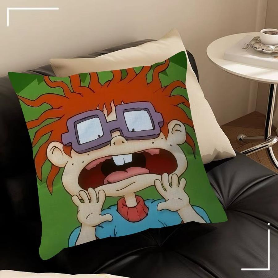 Bilibili Rugrats Motiv Kissenbezug quadratisch, Mehrfarbig, B/T/H: 45 x 45 x 45 cm - Bild 5