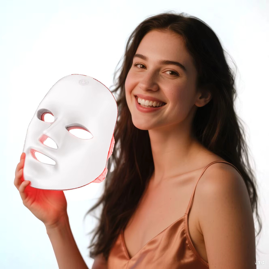 Foreverlily LED-Gesichtsmaske, 7-Farben, Anti-Aging, Gesicht - Bild 4