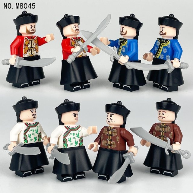 32 Qing-Dynastie-Figuren 1633 Antiker Soldatenfigur Königliche Garde Puppe, 32-teiliges Set, ab 14 Jahren - Bild 1
