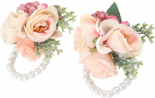 KaiSai Handgelenkblume, Künstlich, Pinkish beige, Damen, 2 Stück - Bild 1