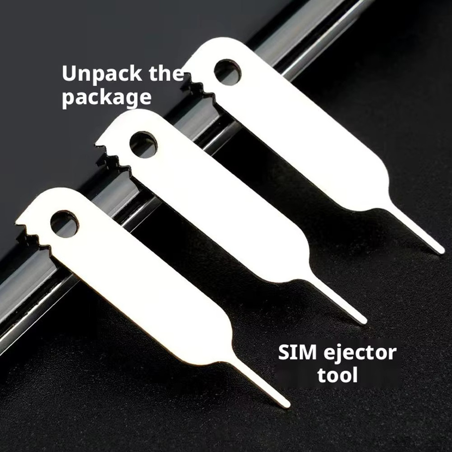 10 Stück Metall-SIM-Karten-Entferner Nadelwerkzeug in Silber für universelle Smartphones und Tablets wie iPhone, Samsung, Xiaomi und Apple iPad - Bild 5