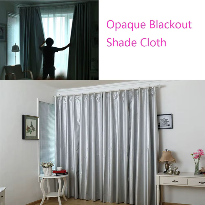 Verdunkelndes Sonnenschutztuch in Schwarz und Silber, wasserdichtes Schattenstoff-Tuch mit 100 % Schattierung, Breite: 50 cm, Höhe: 150 cm - Bild 4