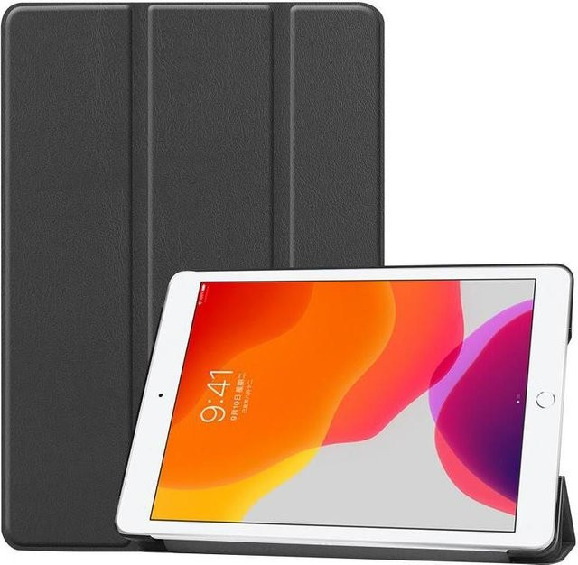 CoreParts Tri-folded Lederhülle für iPad, Schwarz, TABX-IPAD7-CASE-B - Bild 1