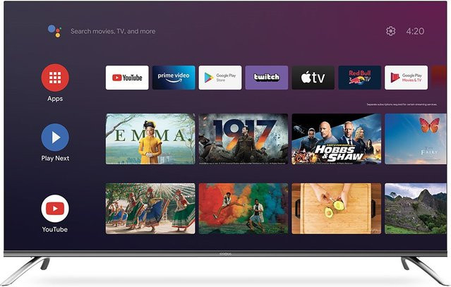 Strong SRT50UD7553 Smart-TV mit 126 cm (50") LCD-LED-Technik in Grau/Silber, 4K Ultra HD, HDR und Sprachsteuerung - Bild 1