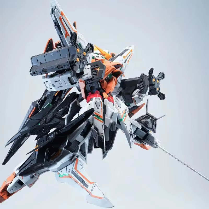 Bandai Gundam Kyrios, Transformierbarer Mecha-Modellbausatz, Actionfigur, 1/100 - Bild 4