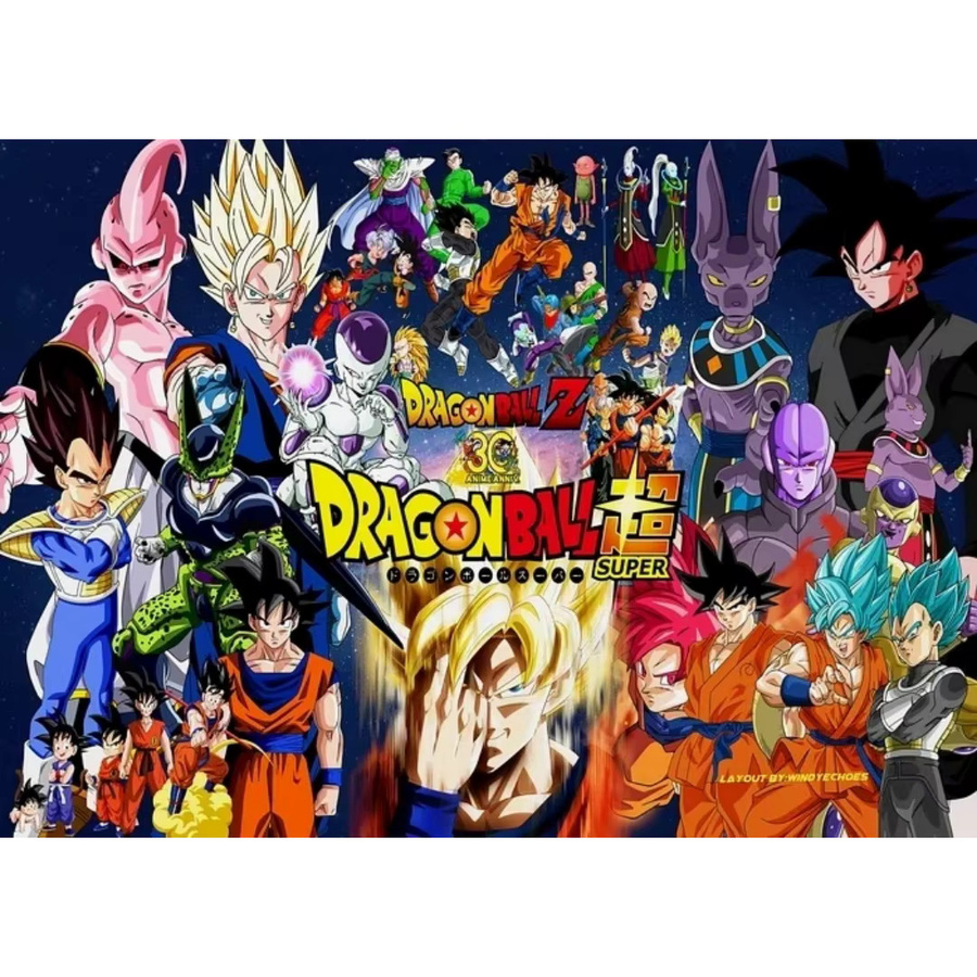 Bandai Dragon Ball Wandteppich in Multicolour als Anime Wandbehang zur Raumdekoration - Bild 1