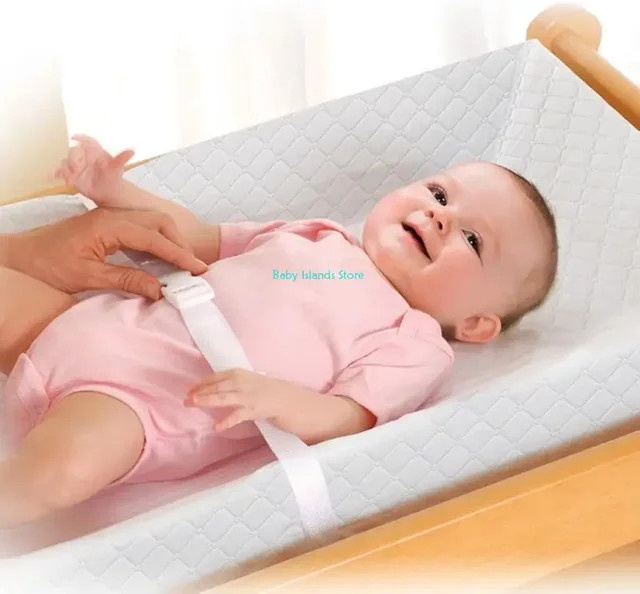 K92D Babywindel-Wickeltischunterlage für Kleinkinder, Farbe: Weiß, Breite: 81,28 cm, Tiefe: 40,64 cm - Bild 1