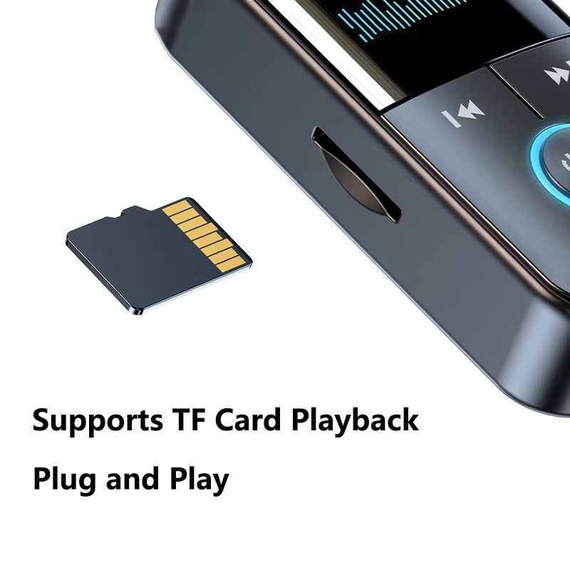 Lenovo Bluetooth 5.4 Audio-Adapter Schwarz mit 3,5 mm Klinkenanschluss und LED-Anzeige als Sender und Empfänger für Auto, Stereoanlage und Kopfhörer - Bild 4