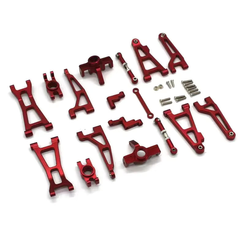 Mjx Suspension Arm Cup Set, Aluminiumlegierung, Metall, Rot, Zubehör - Bild 2