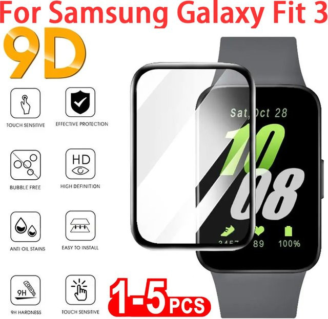 Samsung Hydrogel Glasfolie für Galaxy Fit 3, transparent, Silikon - Bild 1