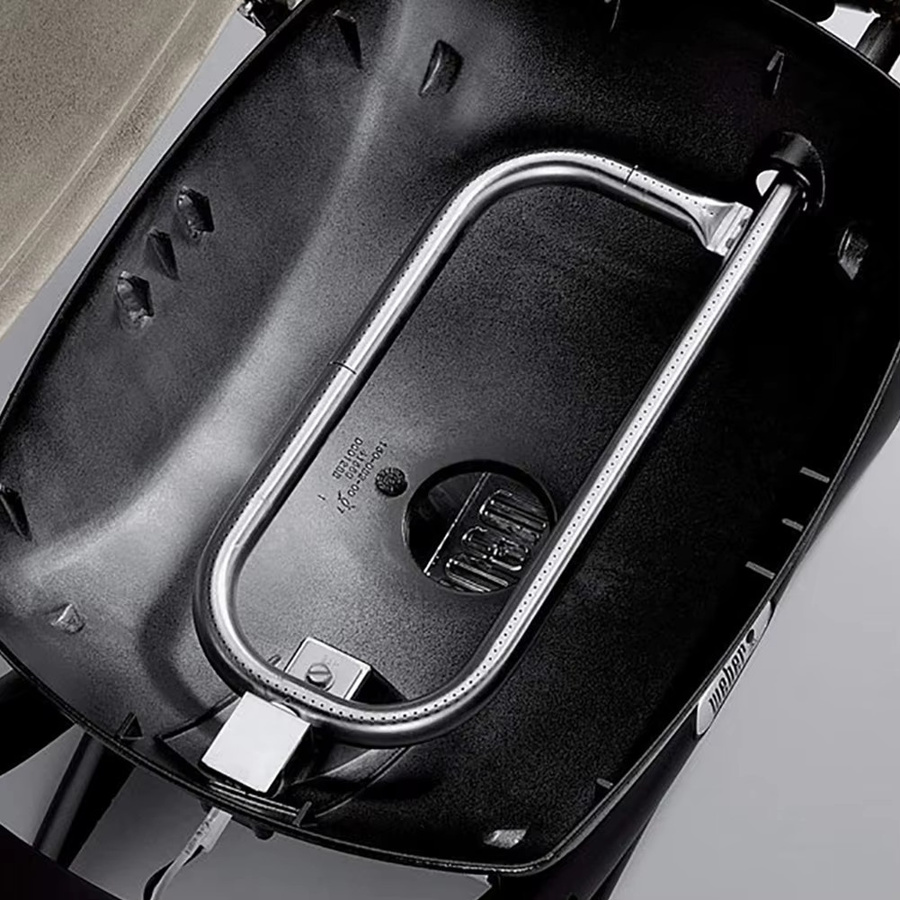 Weber Ersatz Grillbrennerrohr aus 304 Edelstahl für Q100 Q120 Q1000 Q1200 und BabyQ Modelle, Silber, 17 Zoll - Bild 2