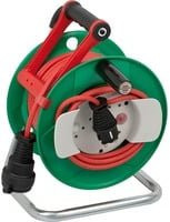 Brennenstuhl Gartenkabeltrommel Garant IP44 mit 25 m Kabel in Grün oder Rot - Bild 1