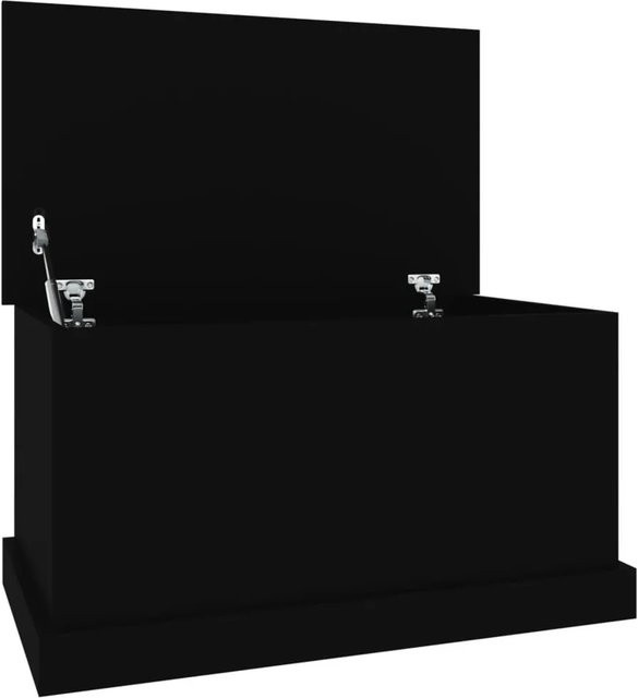 vidaXL Truhe aus Holzwerkstoff in Schwarz, B/T/H: 70 x 40 x 38 cm - Bild 1