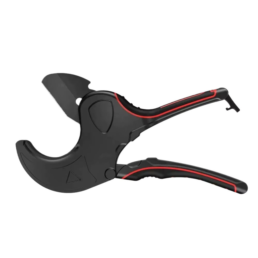 Professionelle JIMIHOME Klempnerschere mit SK5-Klinge in Schwarz, Ratschen-Rohrschere für PVC-Rohre - Bild 7