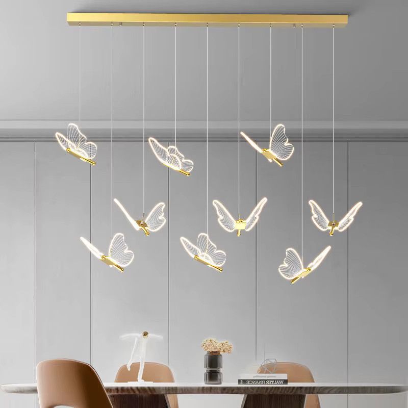 Ramalho Pendelleuchte in Schmetterlings-Design für Wohnzimmer, Esszimmer und Küche - Bild 2