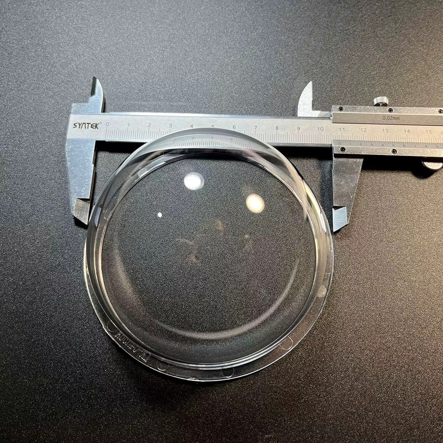 WOLILIWO Ersatz-Acryl-Klarsichtabdeckung für 4 Zoll CCTV Überwachungskameras, transparent, für Innen- und Außenbereich - Bild 2
