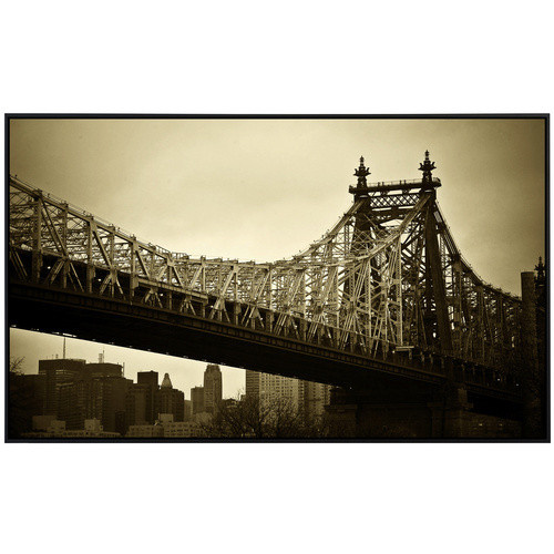 papermoon EcoHeat Infrarotheizung New Yorker Brücke in bunt mit Matt-Effekt, App-Steuerung und Überhitzungsschutz - Bild 2
