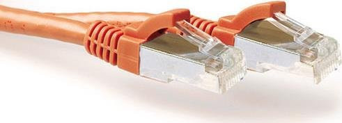 ACT Cat6a SF/UTP S-FTP Ethernet LAN Netzwerkkabel Orange, Länge: 2 m - Bild 1