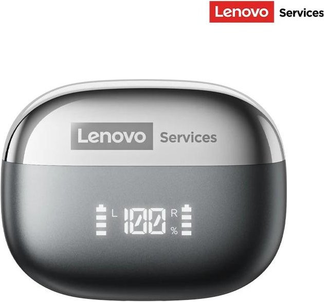 Lenovo RS119Pro OWS Ohrklemme Kabellose Bluetooth 6.0 Kopfhörer mit LED Digitaldisplay Grau - Bild 1