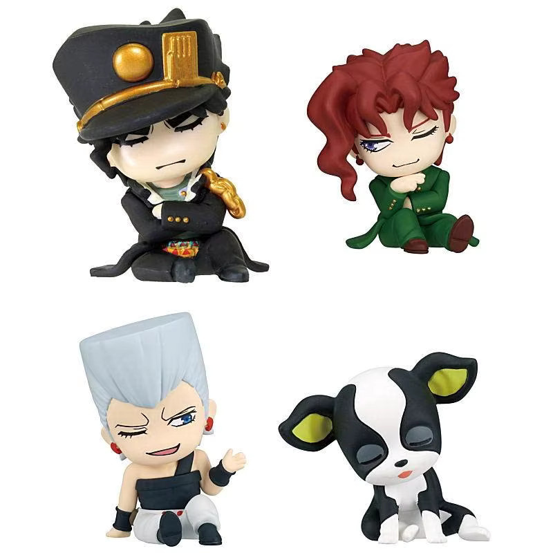Bandai Jojos Bizarre Adventure Q-Version, Desktop-Ornament Modell, 4-teiliges Set - Bild 6