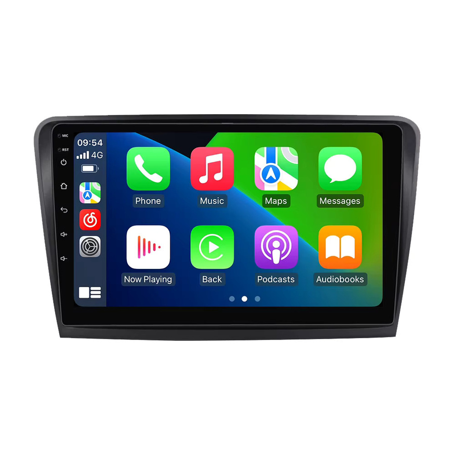 MEKEDE & NAVIFLY Auto DVD Multimedia Player für Skoda Superb 2 B6 (2008-2015) mit GPS, WiFi, Carplay und 2 Din Stereo Kopf Einheit in Schwarz - Bild 7