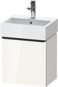 Duravit Waschtischunterschrank D-Neo mit 1 Tür, Wandmontage, Weiß Hochglanz, B/T/H: 43,4 x 32,2 x 44 cm - Bild 1