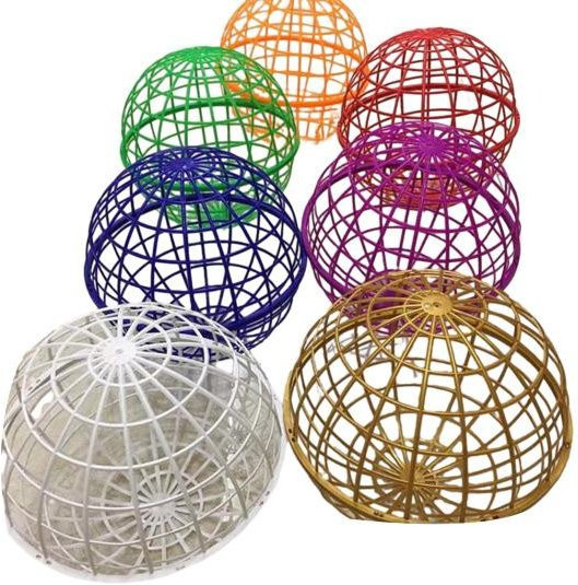 Pets Home Rollender Hühnerballkäfig aus Kunststoff mit abnehmbarem Netzgehege für Küken, Durchmesser: 20 cm - Bild 1