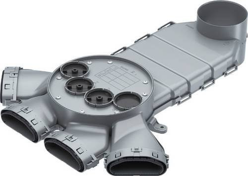 Stiebel Eltron Luftverteiler 231126 Connector aus Kunststoff in Grau - Bild 1
