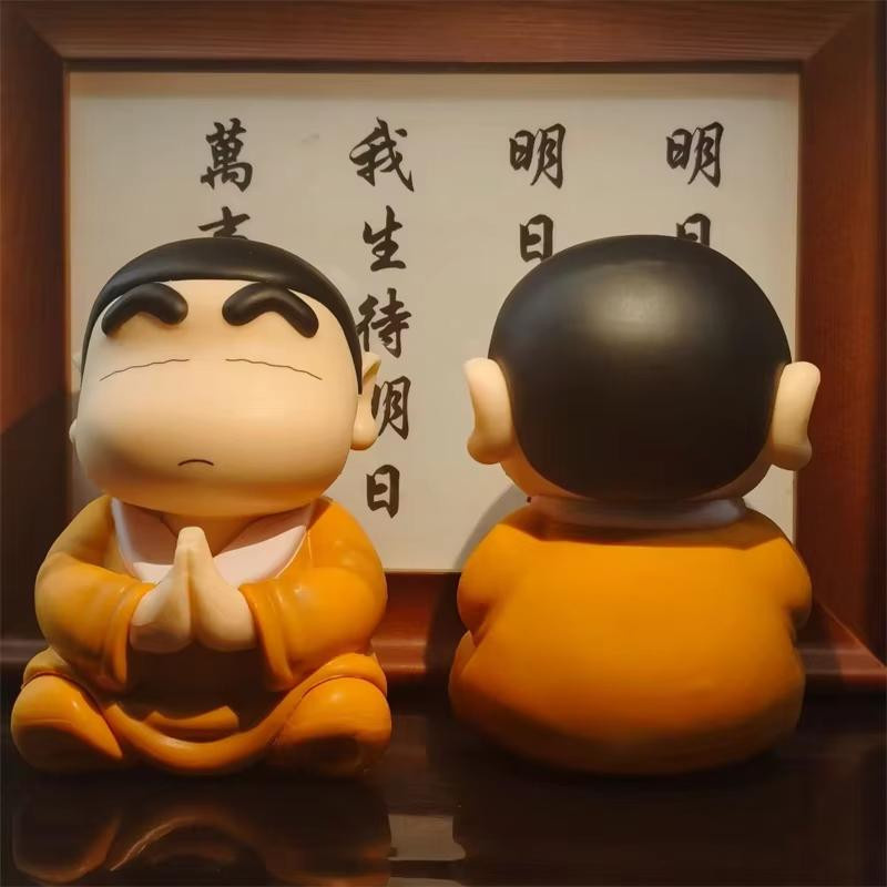 Fashnics Crayon Shin Chan Cos Buddha Glück Kompass Actionfigur PVC - Bild 3