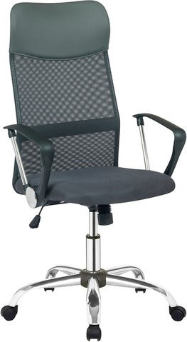 Möbilia Bürostuhl in Grau mit Armlehnen und Schwenkfunktion, Höhe: 111 cm - Bild 1
