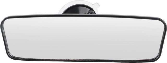 Shoemst Universeller Innenrückspiegel für Auto und LKW mit Saugnapf, Schwarz, B: 220 mm, H: 65 mm - Bild 1