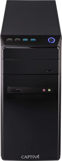 Captiva PC Power Starter R98-535 Desktop-PC in Schwarz mit AMD Ryzen 7 5700G, 8GB RAM, 500GB SSD, WLAN und Windows 11 Home - Bild 1
