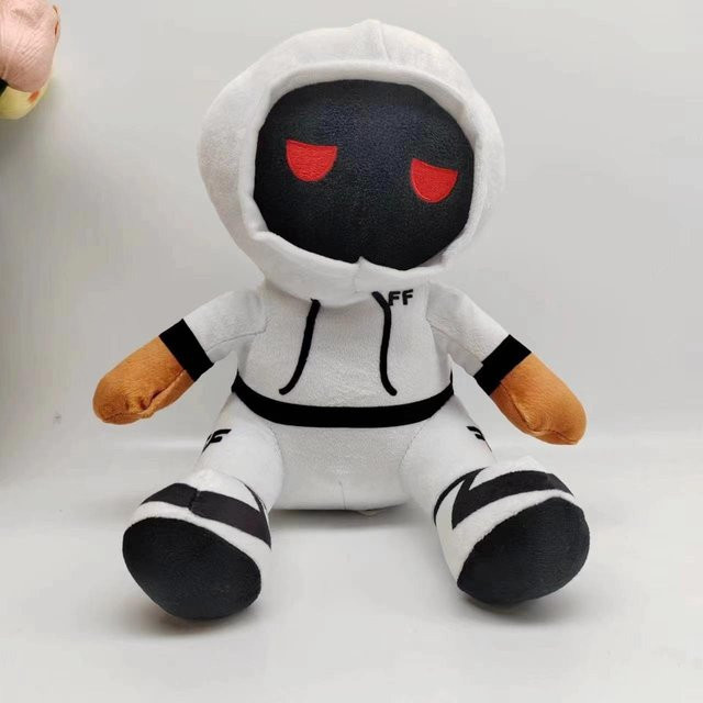 Roblox Foltyn Familie Plüschspielzeug Weiße Kapuzenfigur Plüschpuppe - Bild 1