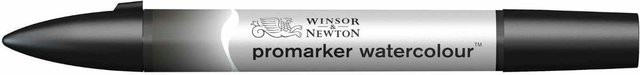 Winsor & Newton Promarker Aquarellmarker Ivory Black mit Brush-Spitze für Profis - Bild 1