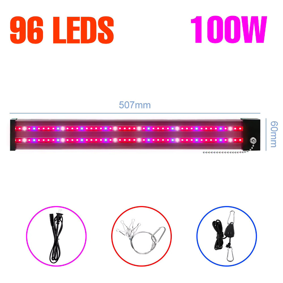LED Quantum Board Vollspektrum Pflanzenlampe für Indoor-Anbau, Schwarz, Aluminium - Bild 6