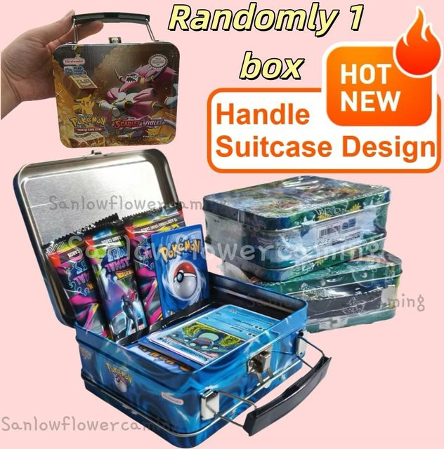 Bandai Pokémon Pikachu Kampfspielzeug-Set, 68-teiliges Set, in Blechdose - Bild 1